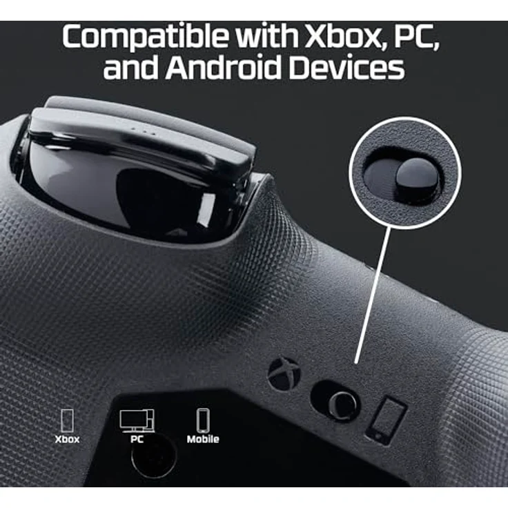 HyperX Clutch Tanto Mini Gaming-Controller, Kompakt und Leicht, Schwarz – Bild 5