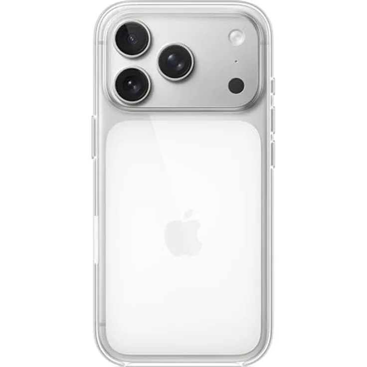 Apple iPhone 17 Pro Clear Case mit MagSafe, transparentes Polycarbonat, kratzfest, für kabelloses Laden