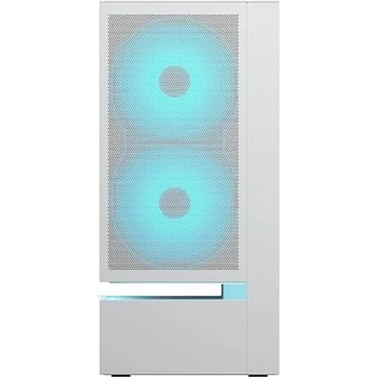 Cougar CFV235, Midi-Tower Gehäuse mit ARGB, Mesh-Design, Weiss, kompatibel mit ATX, mATX, Mini-ITX – Bild 2