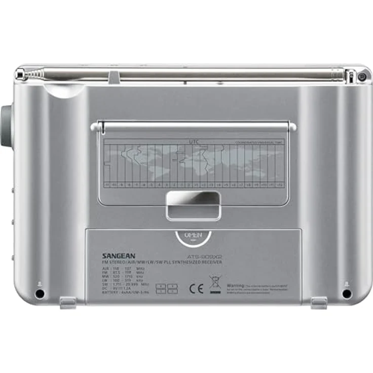 Sangean ATS-909X2 Profi Weltempfänger mit UKW Stereo, weiß weiß – Bild 5