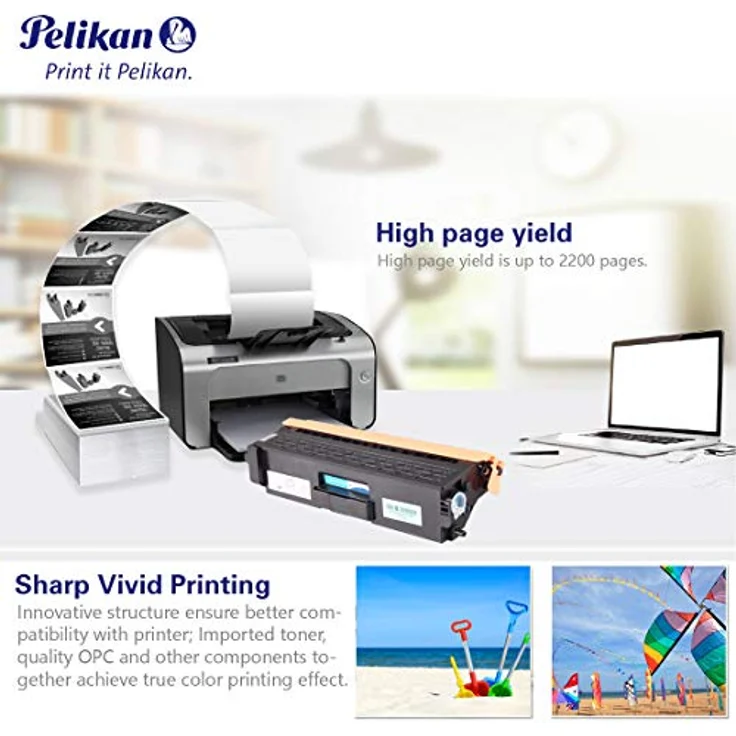 Pelikan TN-326C, Toner in Cyan für exakte Farbwiedergabe und professionelle Druckqualität – Bild 5