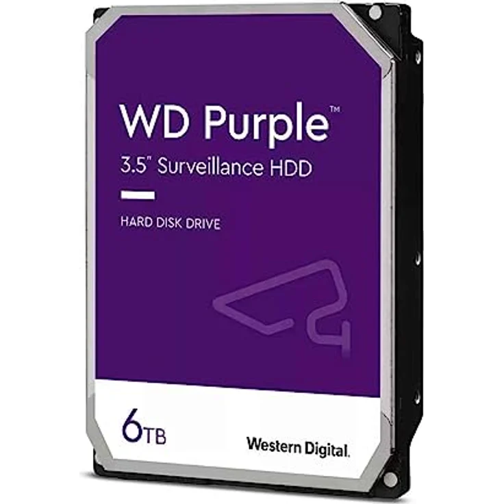 WD Purple WD64PURZ - 6 TB 3,5 Zoll SATA – Bild 1