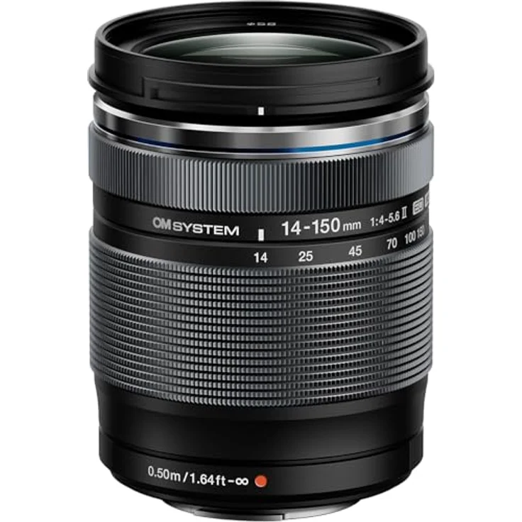 OM SYSTEM M.Zuiko Digital ED 14‑150mm F4‑5.6 II Objektiv, Universalzoom, geeignet für alle MFT-Kameras (OM SYSTEM & Olympus OM-D & Pen Modelle, Panasonic G-Serie), schwarz – Bild 2
