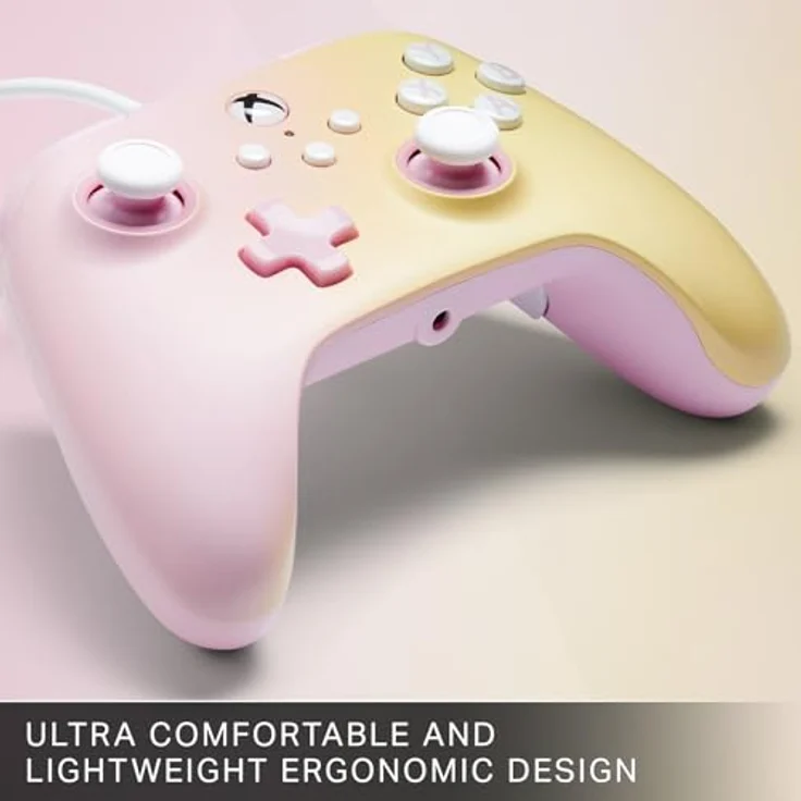 PowerA Wired Controller Vorteil Xbox Serie XS Rosa Limonade Gamepad mit belegbaren Gaming-Tasten, Trigger-Locks und 3-Meter-USB-C-Kabel – Bild 7