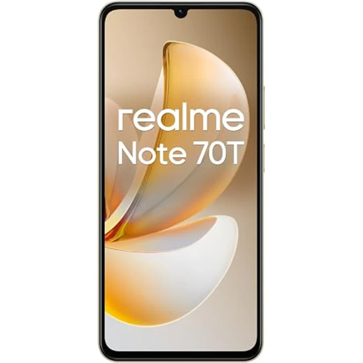 realme Note 70T 4G Smartphone, 4+128GB, 6000mAh Batteriespeicher, 7.94 mm Ultra Slim, T7250 Octa-Core, Gold – Bild 2