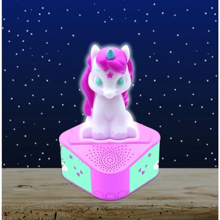 Lexibook Bluetooth Speaker met een Unicorn, tragbarer Lautsprecher mit integrierter Einhornfigur und Bluetooth-Funktion, bunt – Bild 4