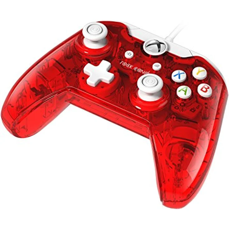 PDP Rock Candy Wired Controller Stormin' Cherry Transparent, Rot (048-012-NA-RD) (PC, Xbox One, Xbox Series) – Bild 7