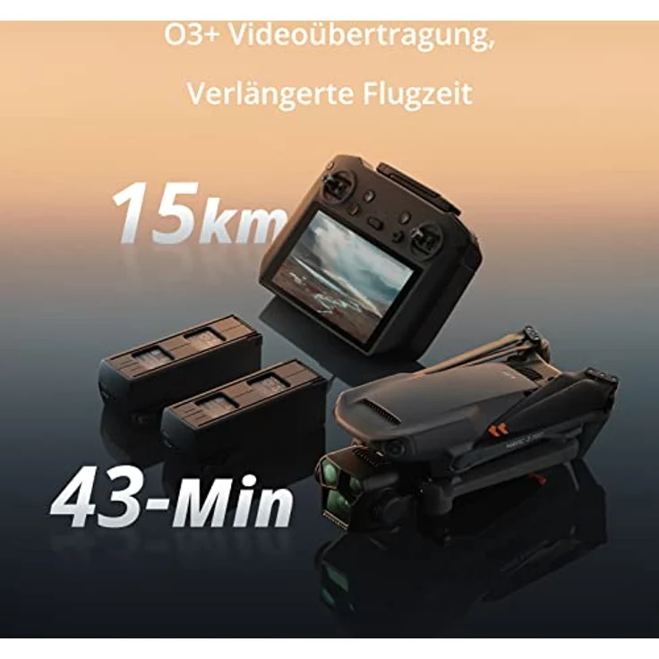 DJI Mavic 3 Pro Fly More Combo mit DJI RC Pro (leuchtstarker Bildschirm), 4/3 CMOS Hasselblad-Kamera, drei Intelligent Flight Batteries, Ladestation, ND-Filterset und mehr, Kameradrohne für Erwachsene – Bild 3