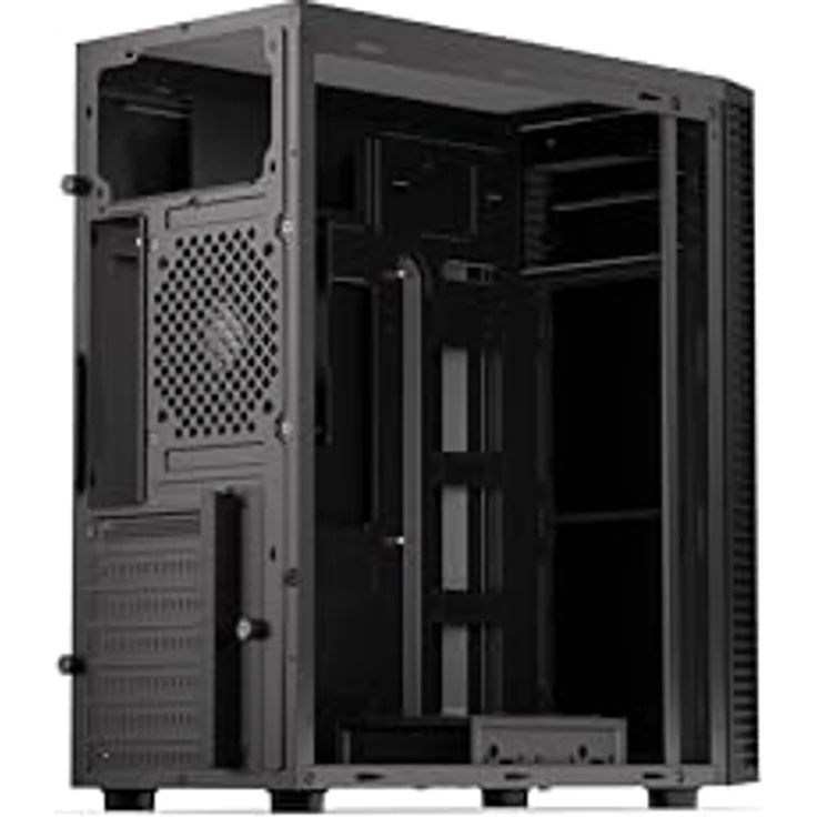 ENDORFY Armis 100 Solid, ATX PC-Gehäuse mit Stratus 120 PWM-Lüfter, Speicherkartenleser, EY2A015, schwarz – Bild 9
