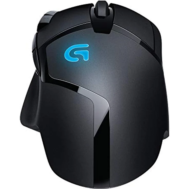 Logitech G402 Hyperion Fury Gaming-Maus, 4000 DPI Optischer Sensor, 8 Programmierbare Tasten, Taste zur DPI-Umschaltung, 32-Bit-ARM-Prozessor, Leichtgewicht, PC-Mac, Schwarz - Deutsche Verpackung – Bild 2