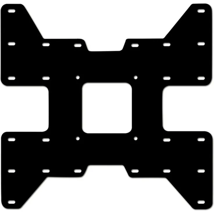 Drall Instruments TV-Wandhalterung AD3BK, VESA Adapter Erweiterung von 100 auf 200/300 mm, schwarz, Tragfähigkeit 25 kg
