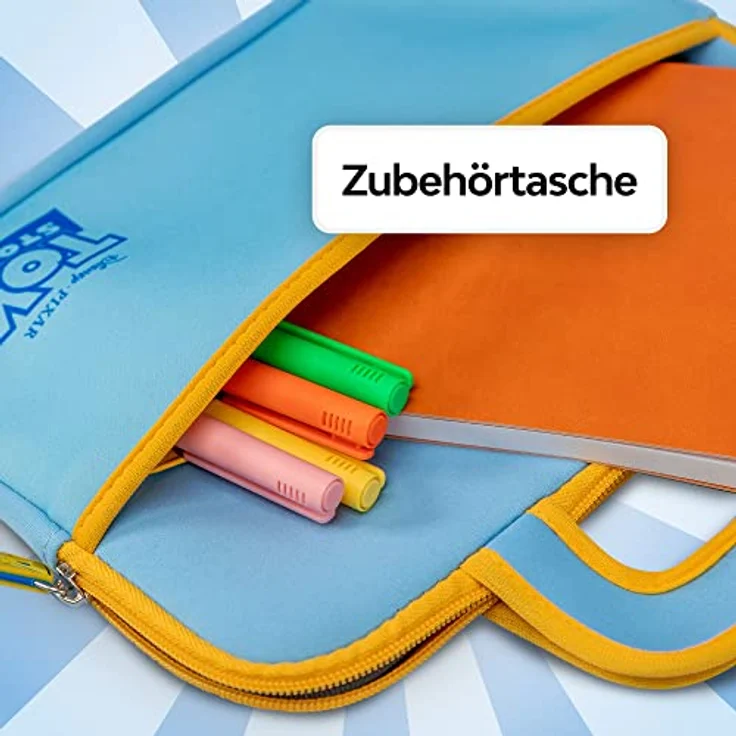 Pebble Gear Disney Toy Story Kids Tragetasche & Kopfhörer, kindersicher mit Lautstärkebeschränkung, Kinder-Tasche passend für 10 Zoll Tablets, Nintendo Switch, Platz für Spielzeug und Zubehör – Bild 3
