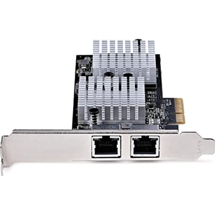 StarTech.com 2-Port 10Gbe Netzwerkkarte, PCIe Ethernet 10 Gigabit Karte für PCs/Server, PCI Express Netzwerkkarte/10gb LAN Karte, Sechs Geschwindigkeits NIC, 10GBASE-T und NBASE-T (ST10GSPEXNDP2) – Bild 3