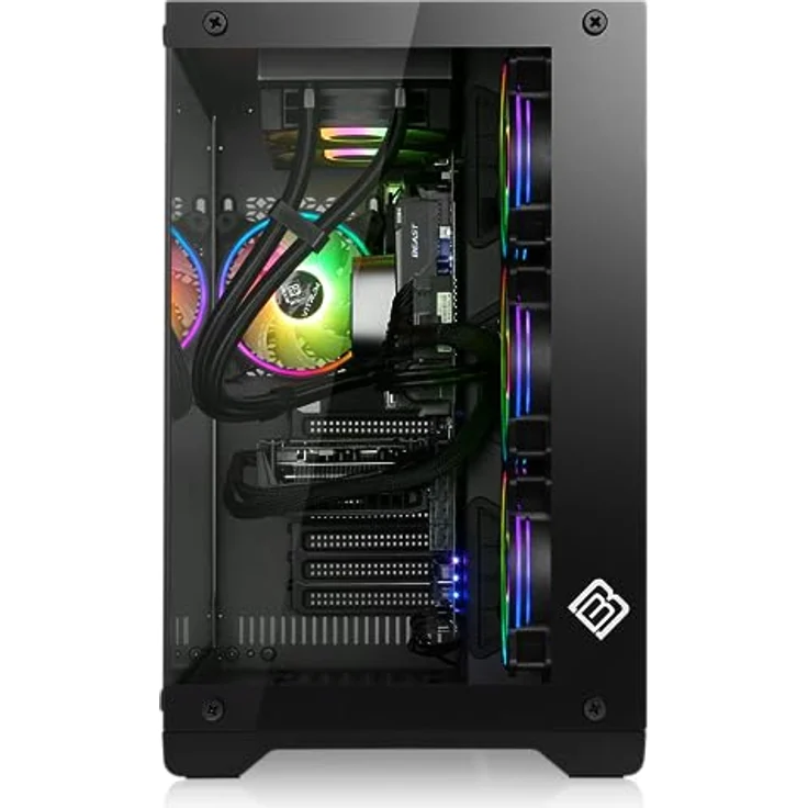 Boost Boxx Gaming PC mit Windows 11 Home, Intel Core i7-14700F 8X 2100 MHz, 1000 GB M.2 SSD, 16 GB DDR5-RAM, NVIDIA GeForce RTX 4060, Gigabyte Mainboard, USB 3.2, M10460H – Bild 4
