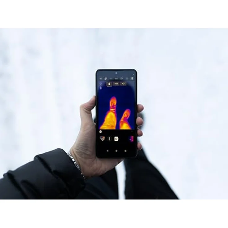 Sonim XP Pro Thermal, Robustes Smartphone mit 256 GB Speicher, 6.58 Zoll Display und Wärmebildkamera, Schwarz, Android™ 14 – Bild 6