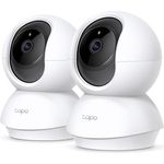Tapo TP-Link C200P2 360° Überwachungskamera, 1080P, Nachtsicht, Bewegungserkennung, Zwei-Wege-Audio, für Babys/Haustiere, 2er Pack