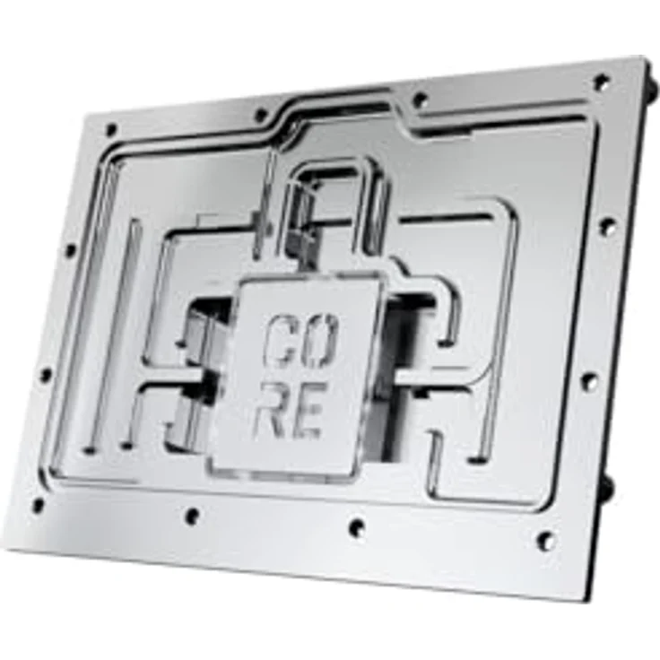 Alphacool Core RX 9070 XT Nitro+, Wasserkühler aus Kupfer mit Backplate, verchromt, 222,20 x 137,97 x 33,52 mm – Bild 5