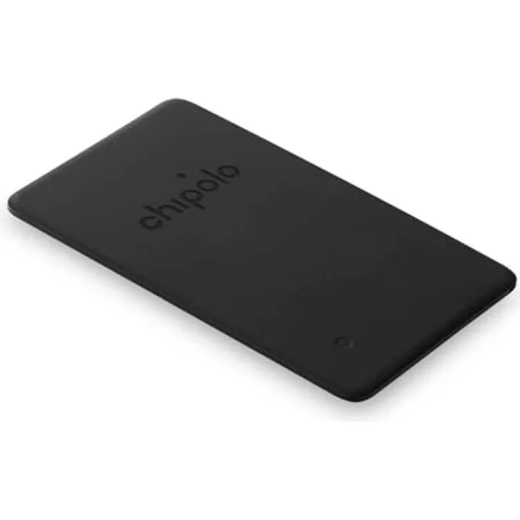 Chipolo Card Spot, Tracker für Apple (iOS) mit Siri-Integration, Schwarz