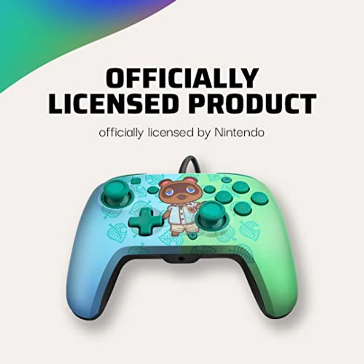 PDP Faceoff Deluxe + Audio Wired Controller Animal Crossing (Switch) (500-134-EU-C5AC-1) – Bild 5