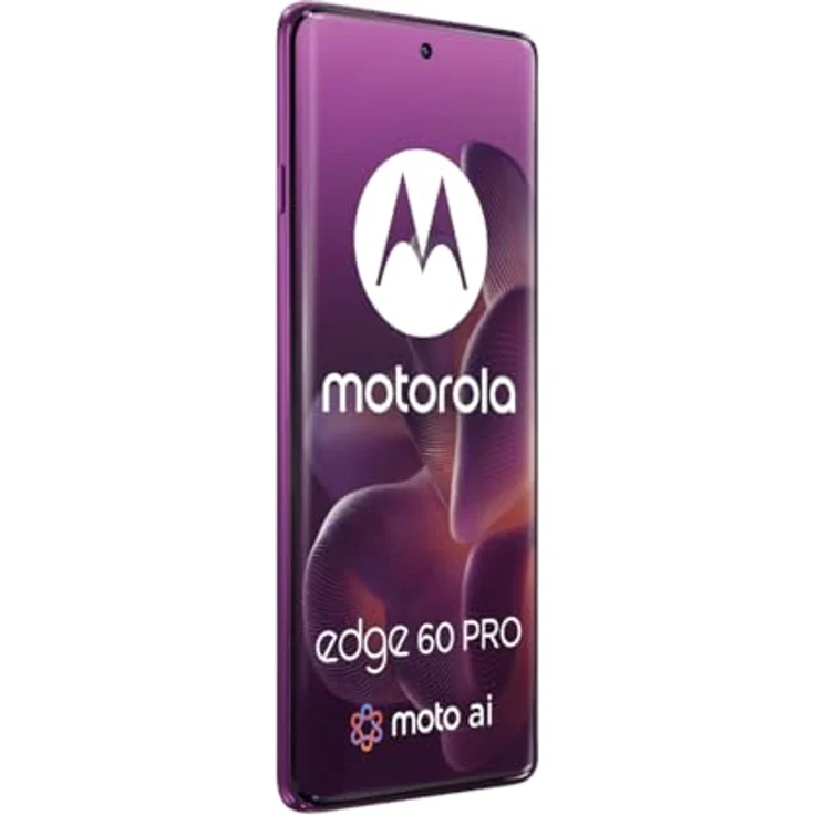 Motorola edge 60 Pro, 6,67" Dual-SIM Smartphone mit 50 MP Triple-Kamera, 12 GB RAM, 512 GB Speicher, 6000 mAh, 5G, IP68/IP69, Violett – Bild 4