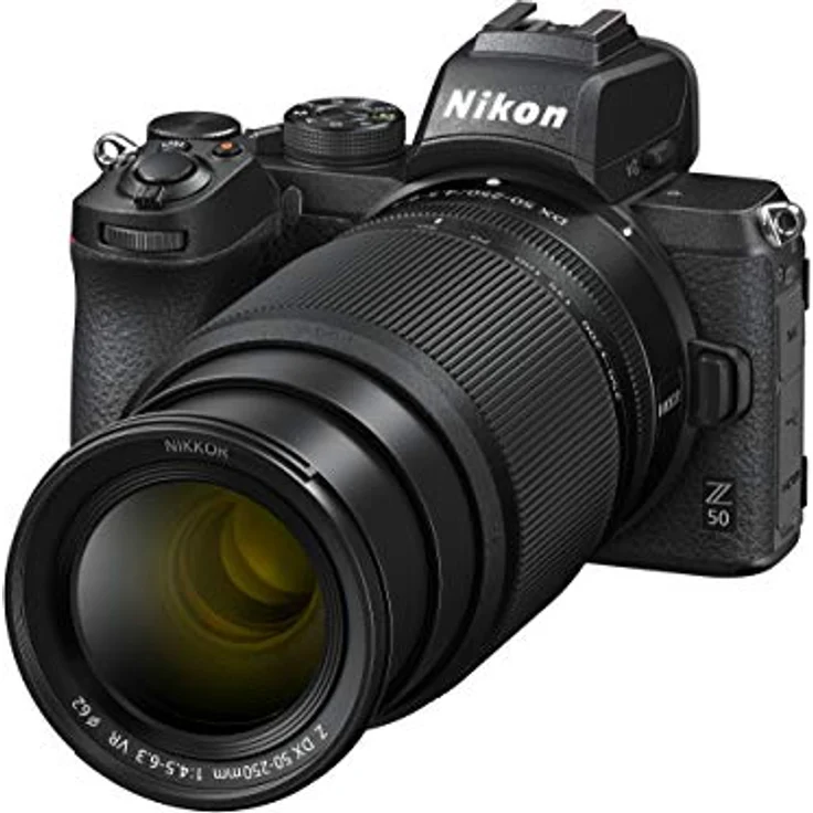 Nikon Z 50 Spiegellose Kamera im DX-Format mit 16-50mm 1:3,5-6,3 VR und 50-250mm 1:4,5-6,3 VR (20,9 MP, OLED-Sucher mit 2,36 Mill. Bildpunkten, Hybrid-AF mit Fokus-Assistent, 4K UHD Video) – Bild 2