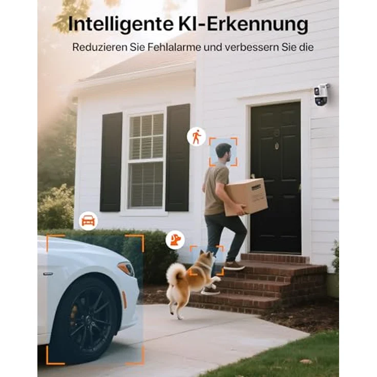 Tenda RH9-WCA Wi-Fi 4MP Schwenk/Neige-Dualobjektiv-Überwachungskamera mit Nachtsicht und IP65 Schutz für den Außenbereich – Bild 7