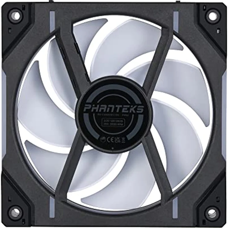 Phanteks D30 PWM Regular Airflow D-RGB Lüfter - 120 mm, schwarz - Preisvergleich – Bild 5