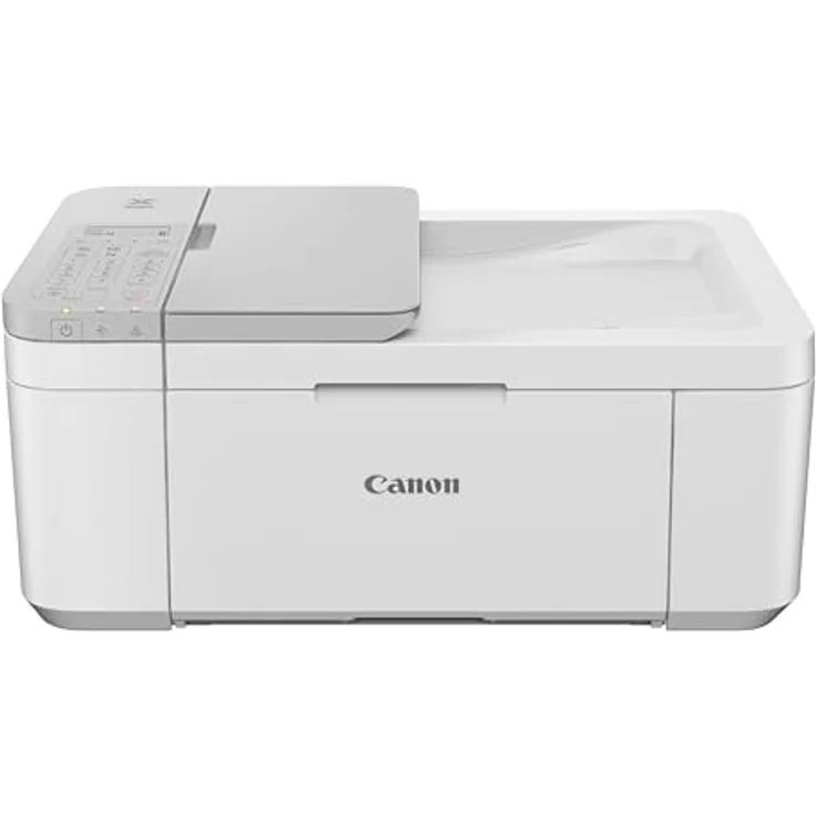 Canon PIXMA TR4756i Multifunktionsdrucker 4in1 (Tintenstrahl, Drucken, Kopieren, Scannen, Faxen, A4, WLAN, Apple AirPrint, 20 Blatt ADF, Duplexdruck, kompatibel mit Pixma Print Plan ABO) weiß – Bild 1