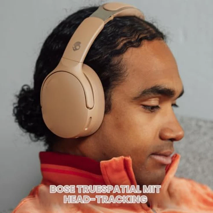 Skullcandy Crusher 1080 ANC, Kabellos & Verkabelt, Bluetooth, 60h Akkulaufzeit, Ohrumschließend, Hellbraun – Bild 6