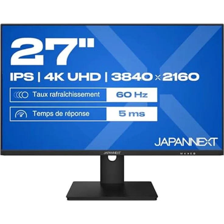 JapanNext Monitor JN-27UHD, 68,5 cm UHD, 16:9, IPS-Panel, HDMI/DP – Bild 1