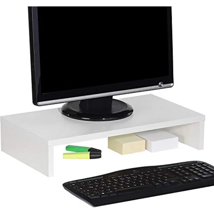 Monitorständer MONITOR in weiß 50 cm breit – Bild 4