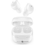 Cellularline Music Sound Flow - V5.3 TWS wireless Bluetooth headphones with charging case (white)