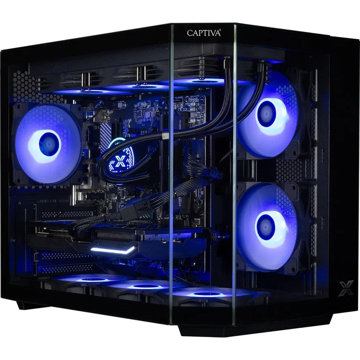 Captiva Advanced Gaming R92-626, Desktop-PC mit AMD Ryzen 7 7800X3D, 32GB DDR5 RAM, NVIDIA GeForce RTX 5060 Ti 16GB, 2TB SSD, Windows 11 Home