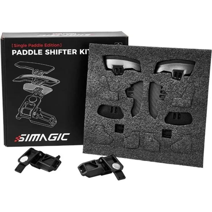 Simagic Single Paddle Shifter Module, Sim-Racing Zubehör mit anpassbarem Paddle-Design und drei Materialoptionen