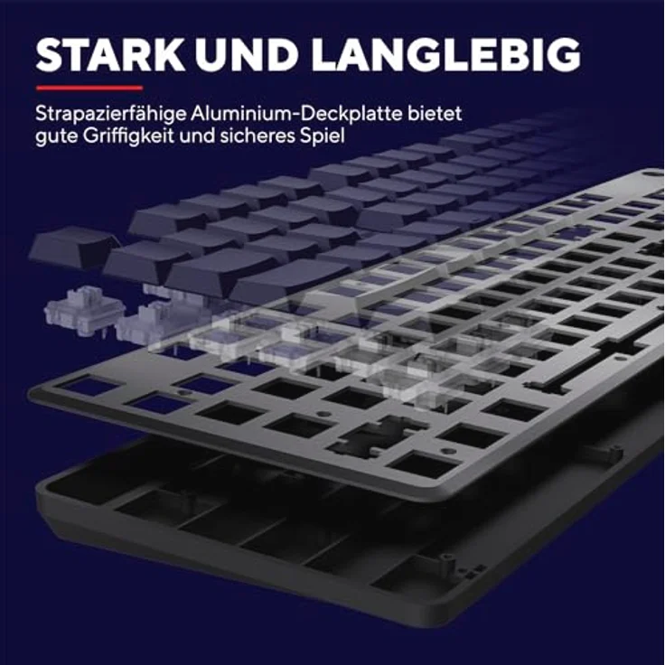 Trust GXT866 TORIX MECHANICAL (DE, Kabelgebunden), Tastatur, Schwarz, KEYBOARD DE – Bild 7