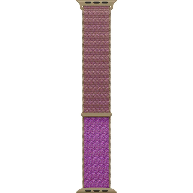 Apple Watch Sport Loop 40mm, Magenta, weiches und atmungsaktives Nylongewebe, einstellbarer Klettverschluss, 100 % recyceltes Material