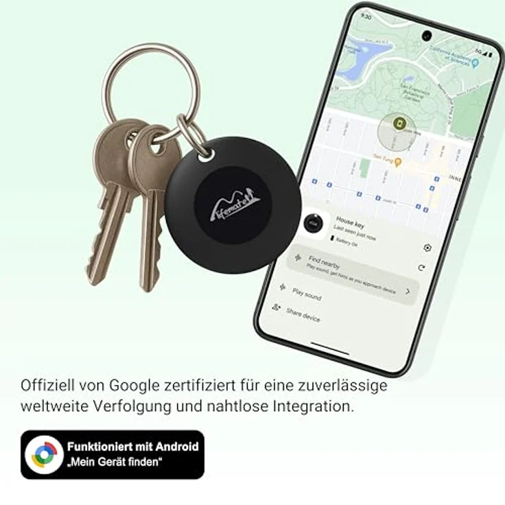 Lifemate Life Tag 8er-Pack, Bluetooth Schlüsselfinder mit „Mein Gerät Finden“-App, wasserdicht, lange Batterielaufzeit, ideal für Schlüssel, Taschen, Haustiere & Gepäck, Android-Kompatibilität – Bild 2