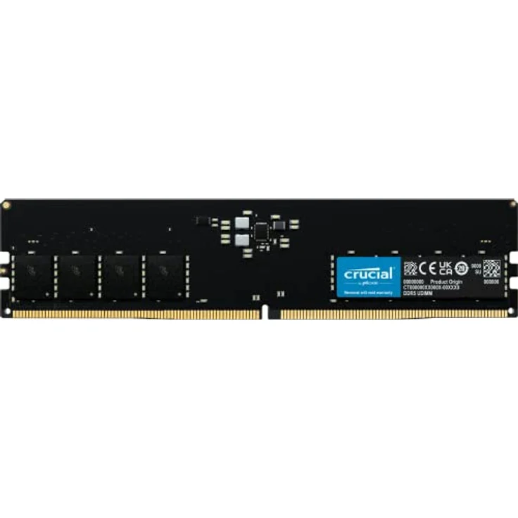 Crucial RAM 16GB DDR5 5600MHz (oder 5200MHz oder 4800MHz) Desktop-Speicher CT16G56C46U5 - Preisvergleich – Bild 1