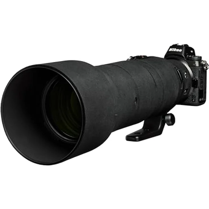 easyCover Lens Oak Objektivschutz für Nikkor Z 180-600mm f/5.6-6.3 VR, Schwarz - langlebiger Neopren- und Nylon-Schutz, ideal gegen Stöße und Kratzer – Bild 2