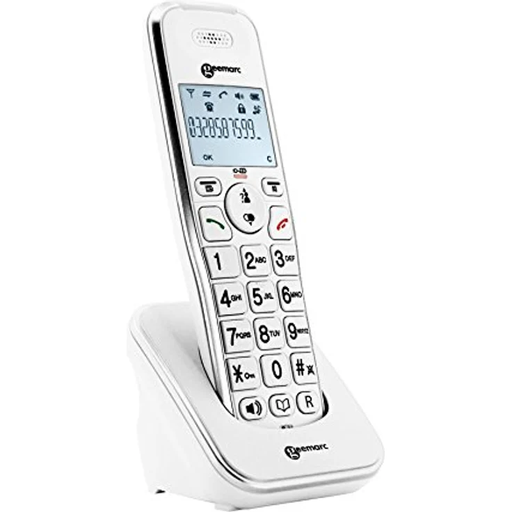 Geemarc Telecom S.A Zusatz AmpliDECT 295 Schnurloses Schwerhörigentelefon, Deutsche Version Analog-Telefon  – Bild 5