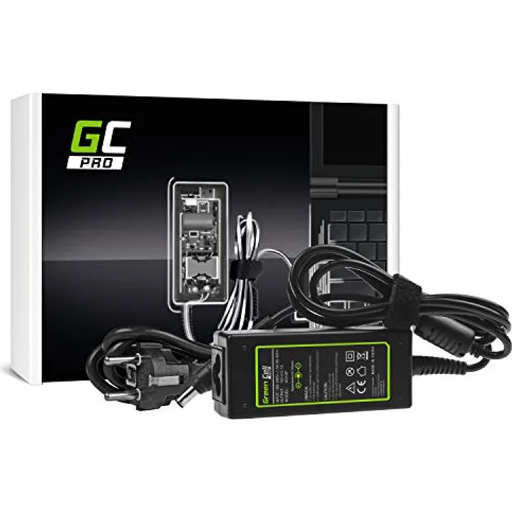 GC PRO Netzteil für Samsung N100 N130 N145 N148 N150 NC10 NC110 N150 Plus Laptop Ladegerät inkl. Stromkabel (19V 2.1A 40W)