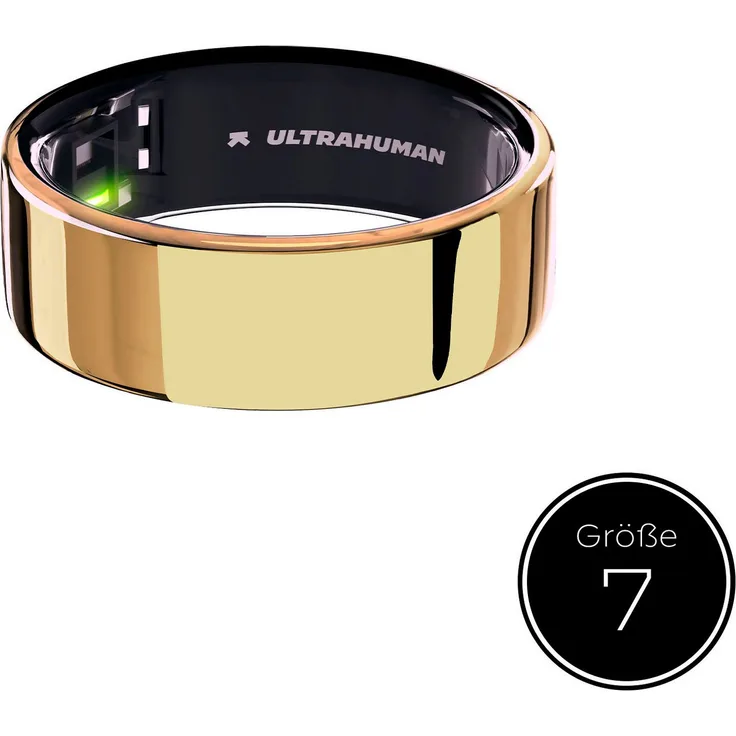 Ultrahuman Activity Tracker Ring AIR, kompakt und leicht, Größe 7