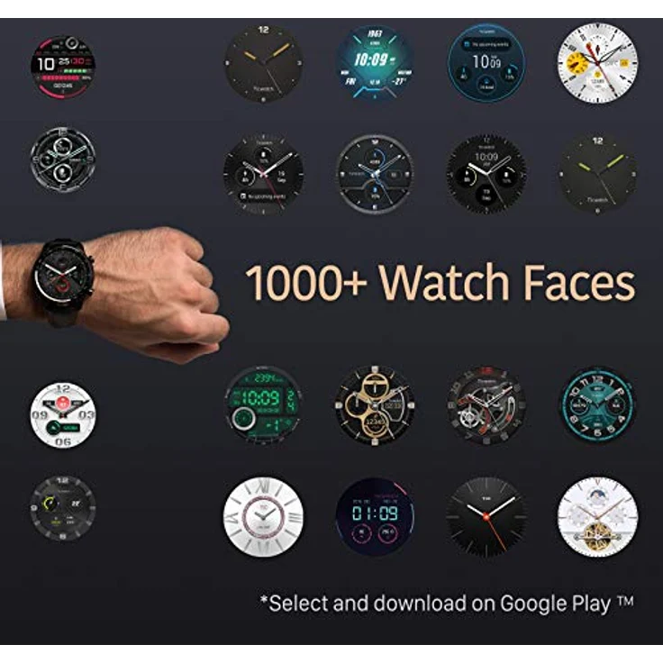 Ticwatch Pro 3 GPS-Smartwatch für Männer und Frauen, Wear OS von Google, Dual-Layer-Display 2.0, Lange Akkulaufzeit – Bild 5
