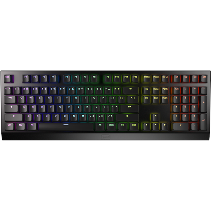 Wooting Two HE, Gaming Tastatur mit analogen Hall-Effekt Linear60 Schaltern, Full-Size, US-ANSI, Schwarz