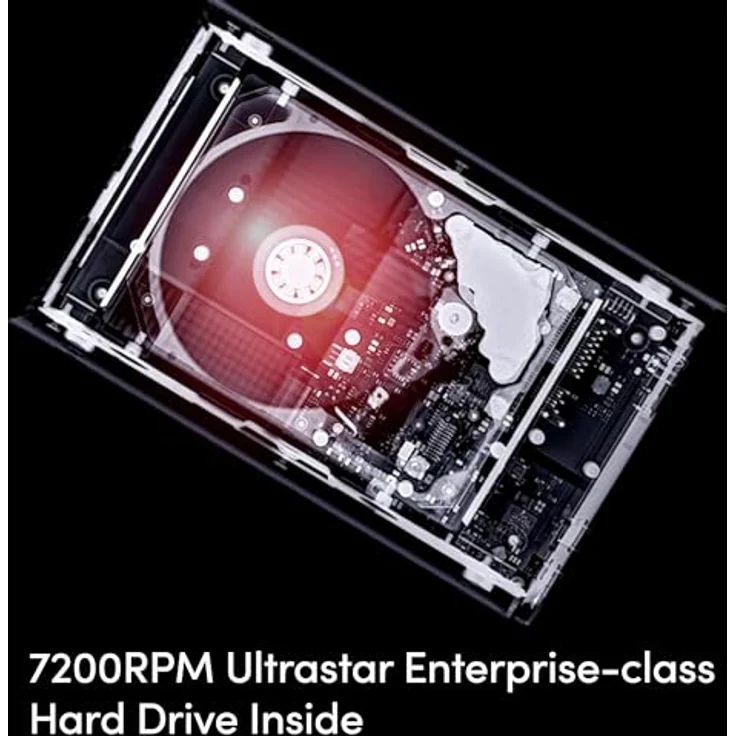 SanDisk Professional G-DRIVE PROJECT- G-DRIVE PRO EMEA (24 TB), Externe Festplatte, Grau, Silber – Bild 3