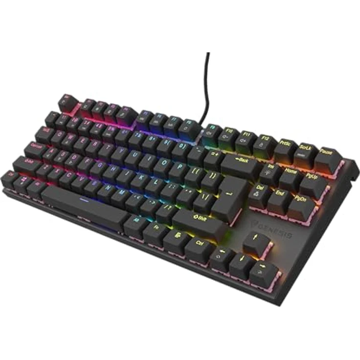 Genesis Gaming Tastatur Thor 303 TKL leise kabelgebunden schwarz (US) – Bild 4