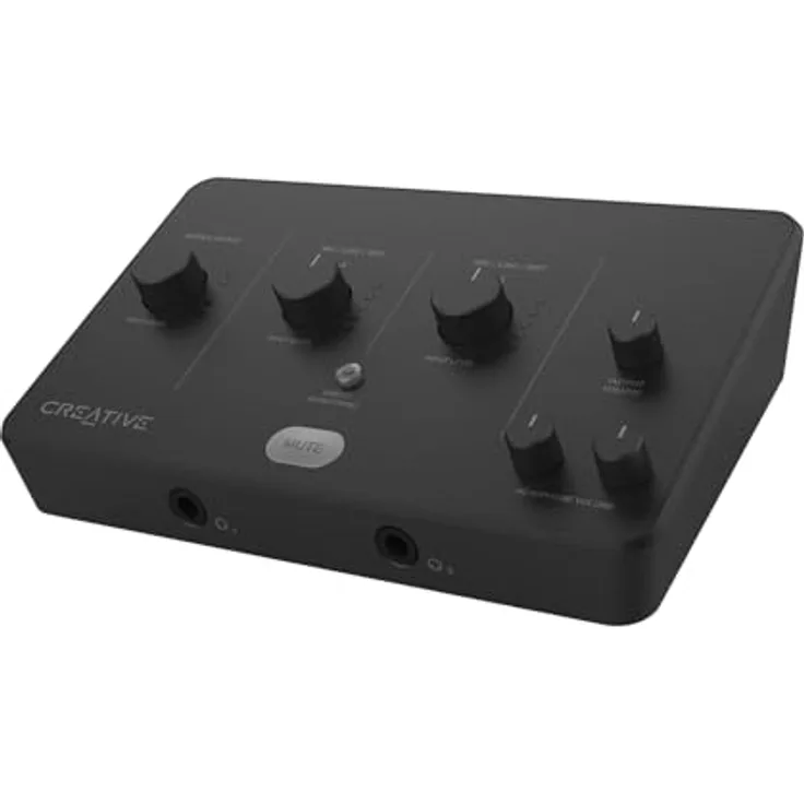 CREATIVE Live! Audio A3 USB Audio Interface, USB-C - Hochauflösende Wiedergabe, 4-Kanal-Mischer, Pegelsteuerung, Latenzfreies Monitoring
