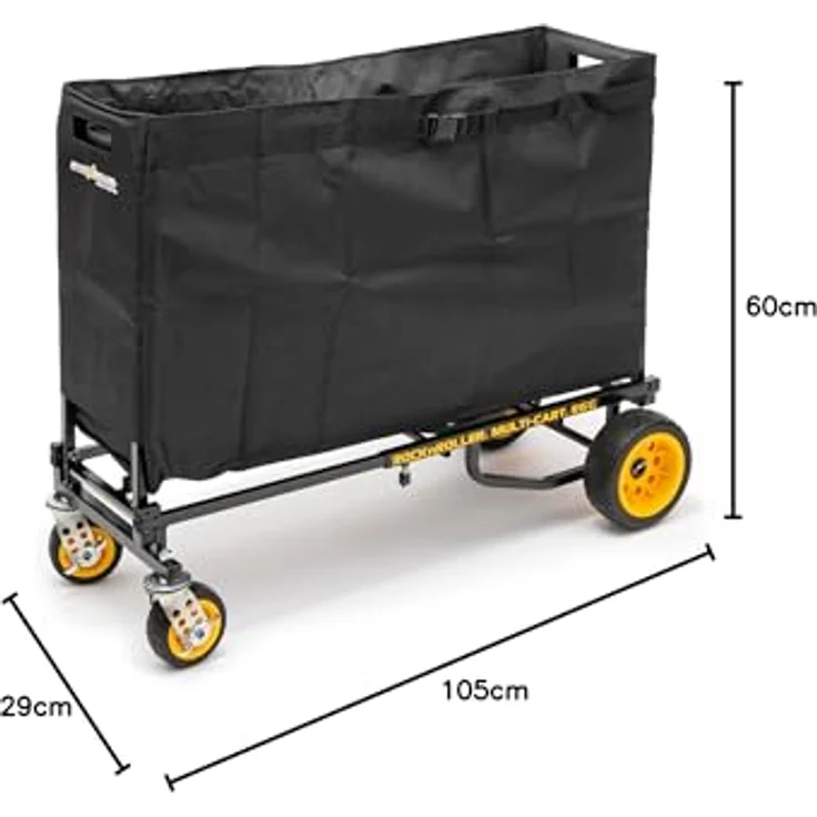 RocknRoller RSA-WAG6 Wagon Bag, Vielseitige Transporttasche für Audio Racks und Cases, strapazierfähig – Bild 8