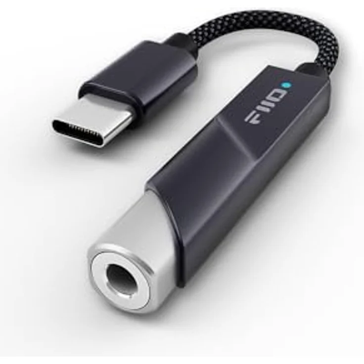 FiiO KA11 USB-Dongle DAC und Amp, HiFi-Kopfhörer-Verstärker mit 32 Bit/384 kHz, USB-C, Schwarz – Bild 1