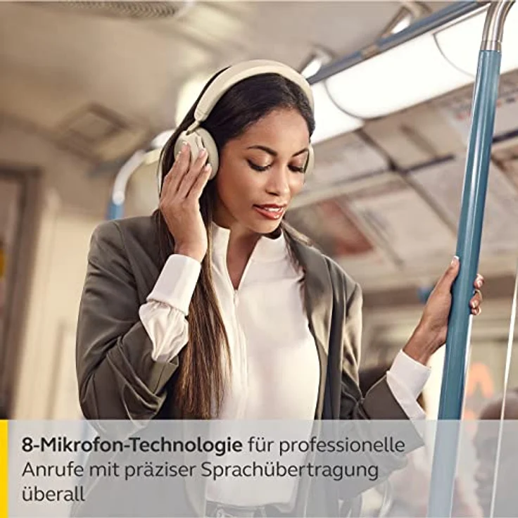 Jabra Evolve2 75 Stereo MS (USB-A) Bluetooth, Beige – Bild 4